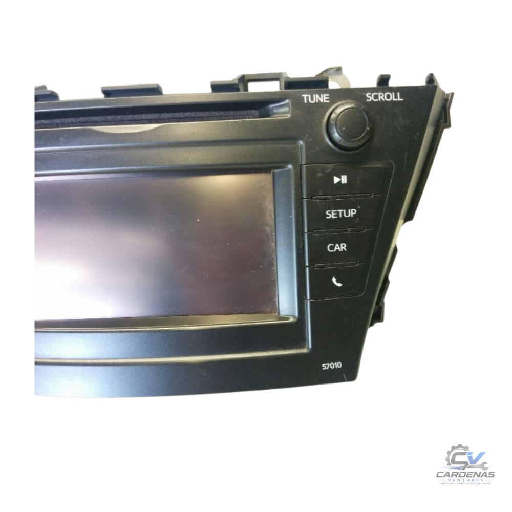 2012–2014 TOYOTA PRIUS V Radio Display Screen Receiver AM-FM-CD OEM 57010 — view 2