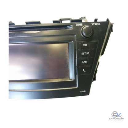 2012–2014 TOYOTA PRIUS V Radio Display Screen Receiver AM-FM-CD OEM 57010 — view 2