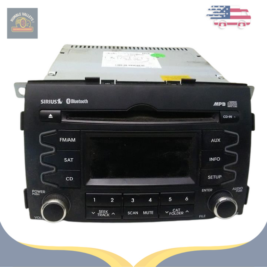2010–2012 KIA Sorento Radio Receiver CD Player Bluetooth Sirius Satellite OEM — view 1