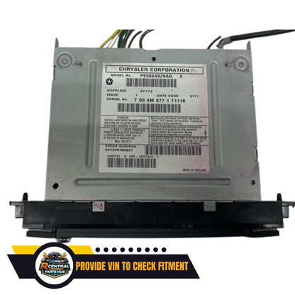 2011 Dodge Truck Ram 1500 AM FM Radio Receiver with Navigation with Display Screen OEM — view 3