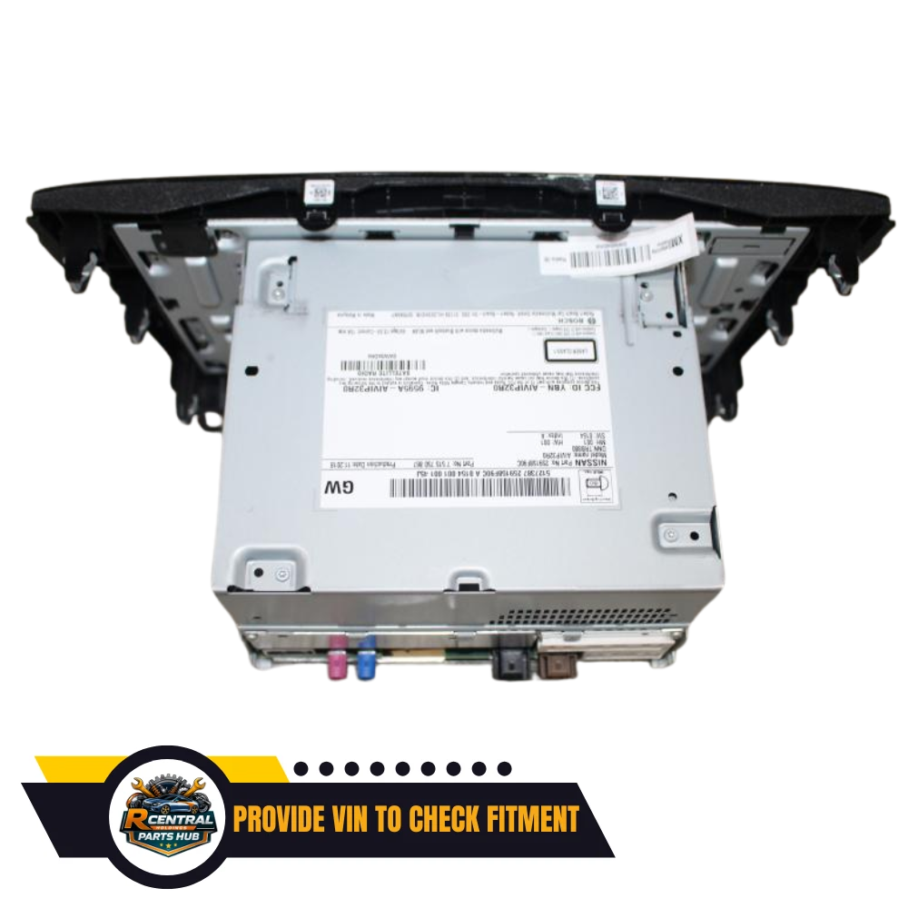 2018–2020 Nissan Rogue AM FM CD Radio Display Receiver NAVIGATION OEM — view 3