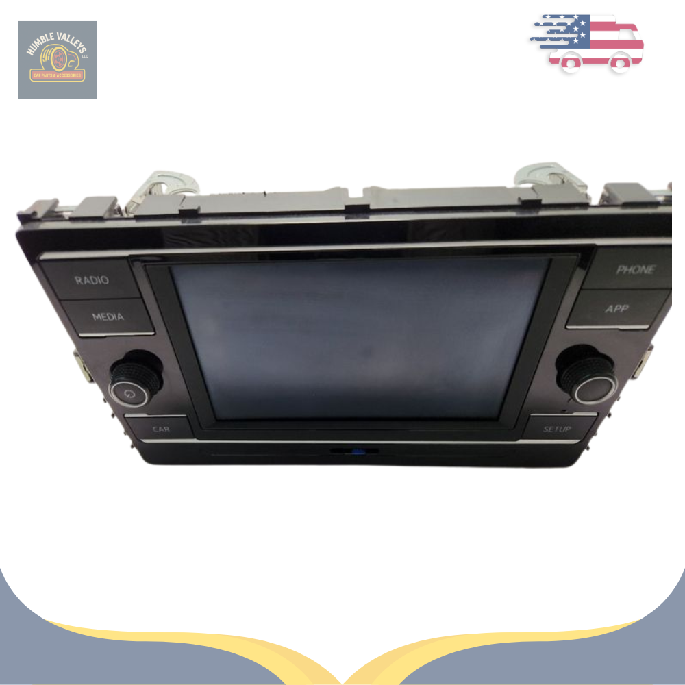 2018–2020 Volkswagen Tiguan Radio Media CD Player Display Receiver ID 5G6035868 — view 4