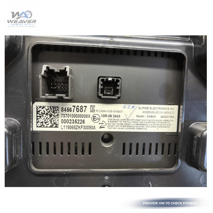 2019–2023 Chevrolet Malibu Dash Mounted Information Display Screen OEM — view 3