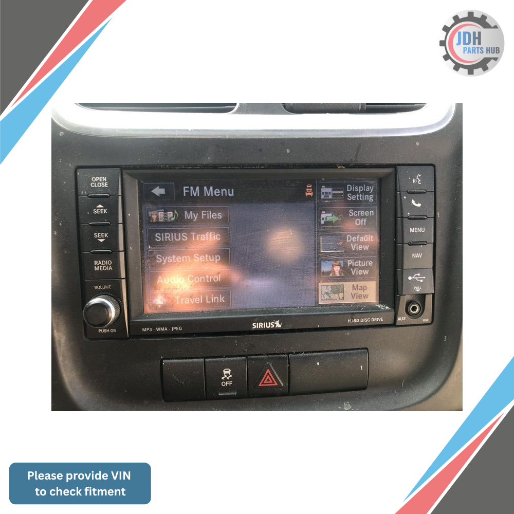 2013 Chrysler 200 AM-FM-CD-DVD-H<wbr/>DD Navigation UConnect Radio RHR OEM — view 2