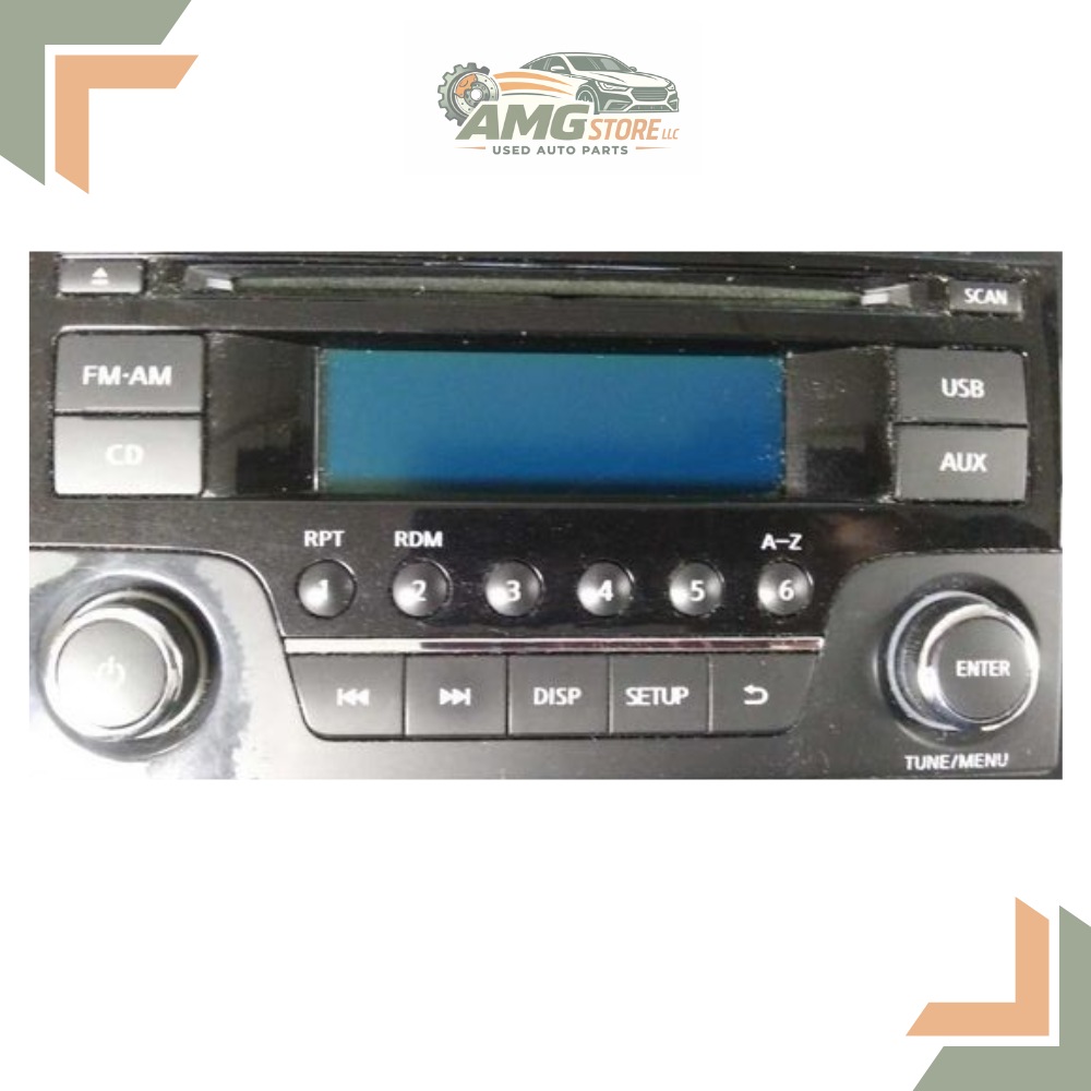 2015–2018 Nissan Versa Radio AM FM CD Player Receiver without Navigation Factory OEM — view 1