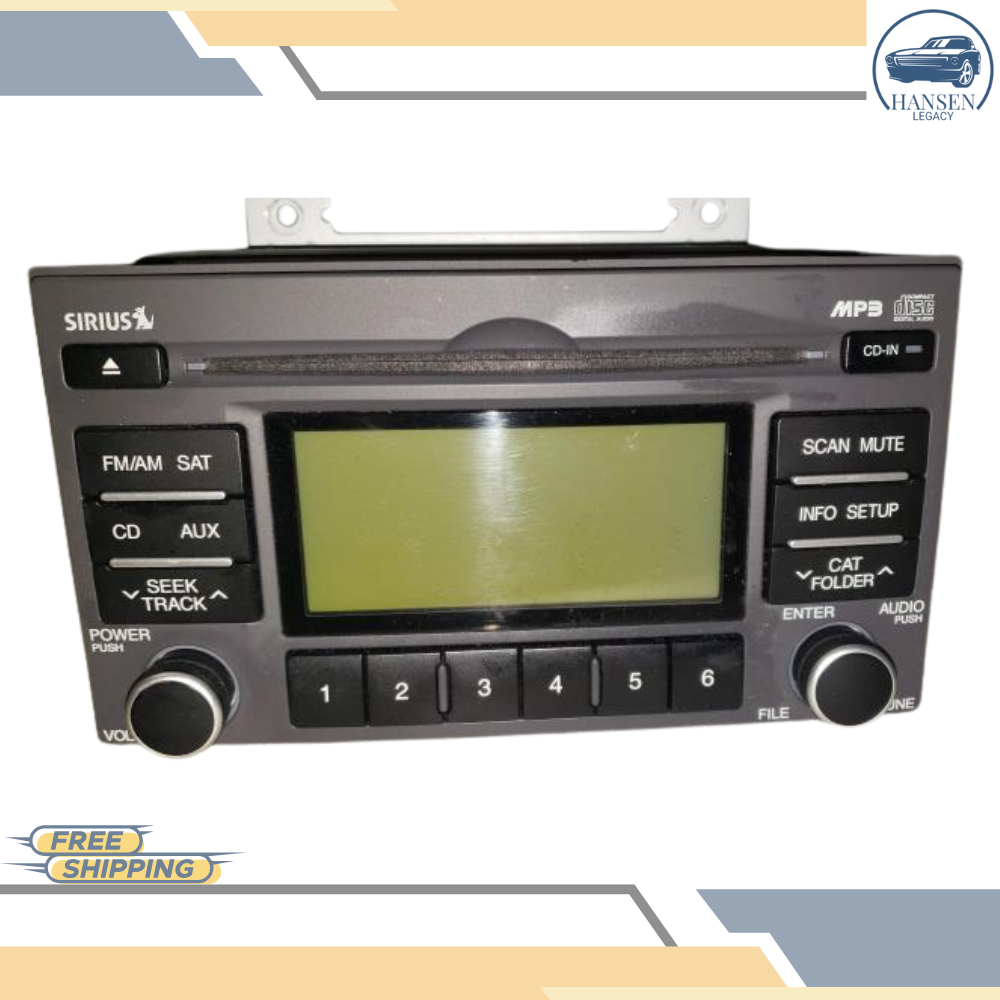 2009–2011 Kia Rio AM FM CD MP3 Satellite Radio Receiver 09 10 11 — view 1