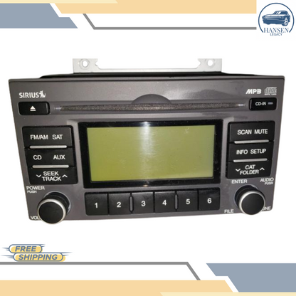 2009–2011 Kia Rio AM FM CD MP3 Satellite Radio Receiver 09 10 11 — view 1
