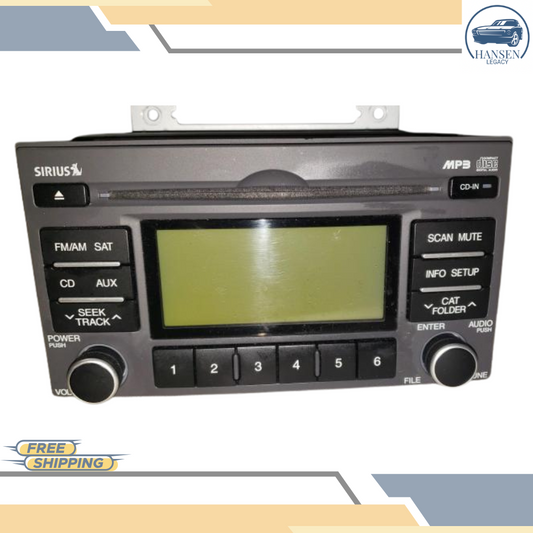 2009–2011 Kia Rio AM FM CD MP3 Satellite Radio Receiver 09 10 11 — view 1