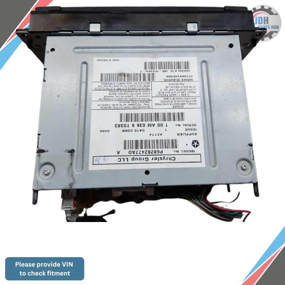 2013–2017 Jeep Compass AM FM Radio Receiver Navigation With Display Screen OEM — view 1