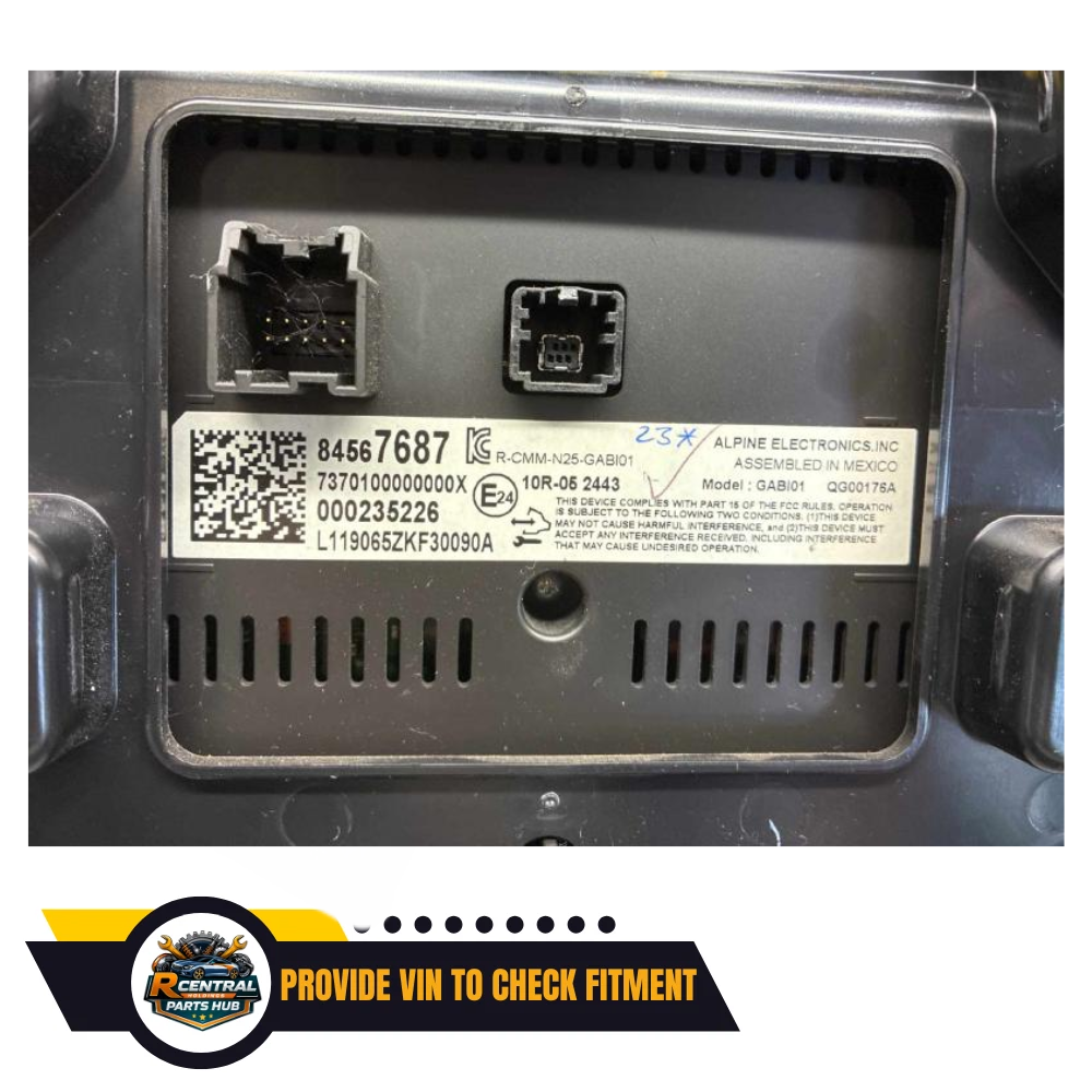2019–2023 Chevrolet Malibu Dash Mounted Information Display Screen OEM — view 3