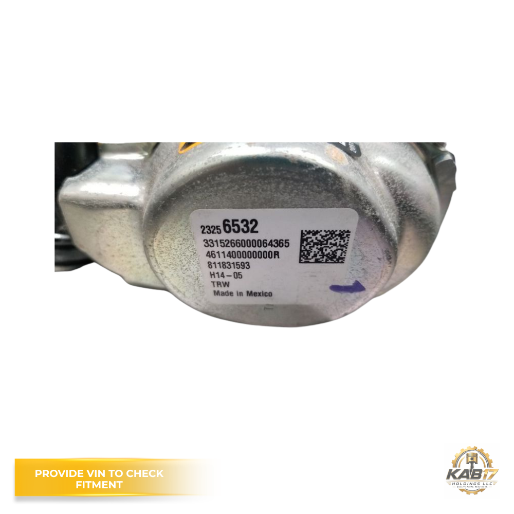 2014–2016 Chevrolet Silverado 1500 Tahoe Front Passenger Seat Belt Retractor OEM — view 5
