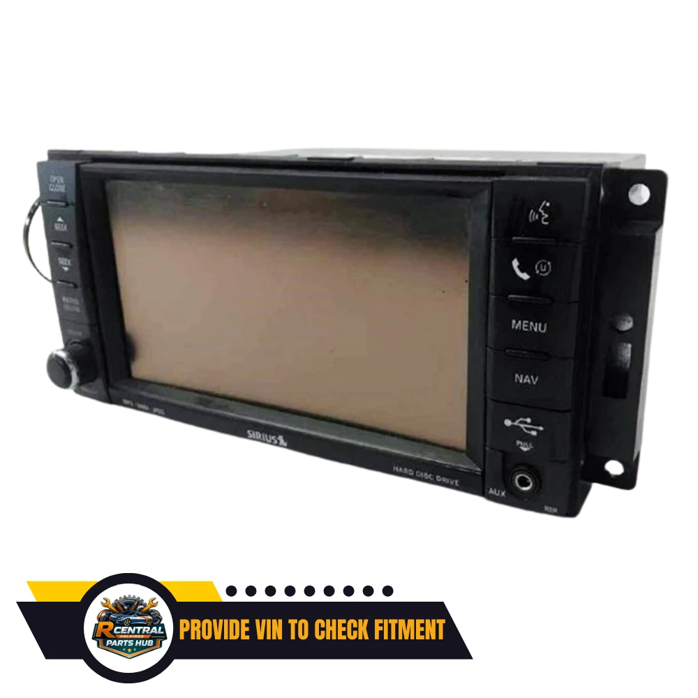 2008–2010 Jeep Grand Cherokee Radio AM FM DVD Player Receiver Navigation ID RER — view 1