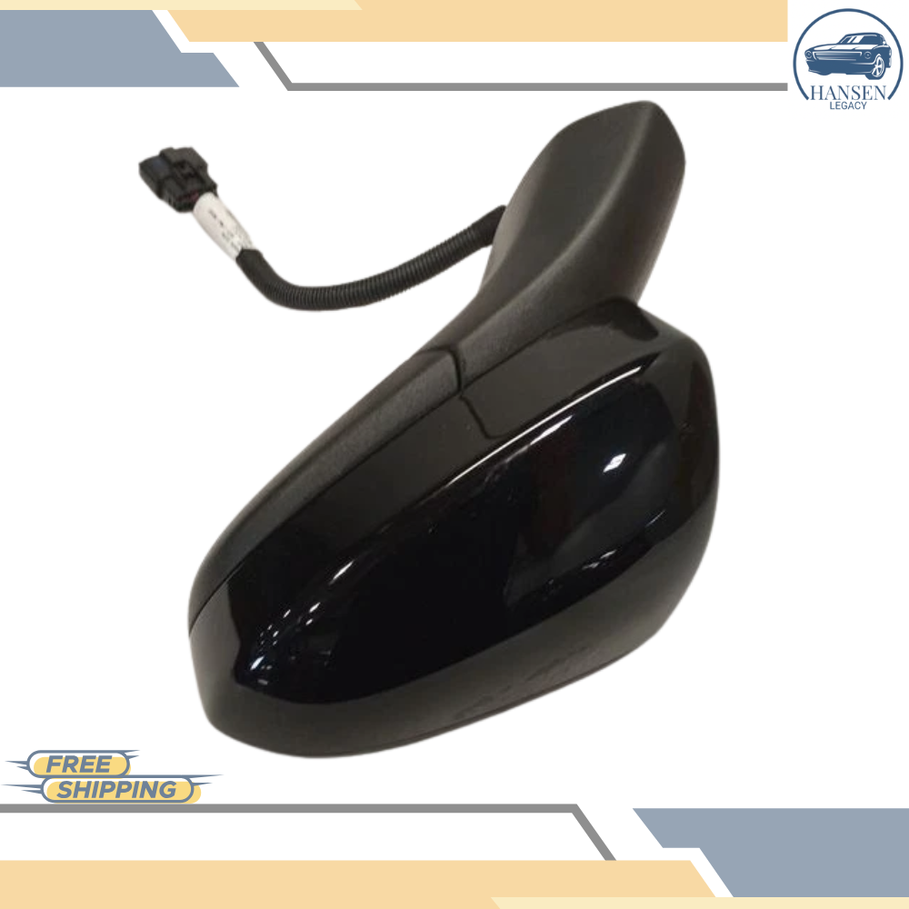 2019–2020 Ford Fusion Left Driver Side View Door Mirror with Blind Spot Black OEM — view 2