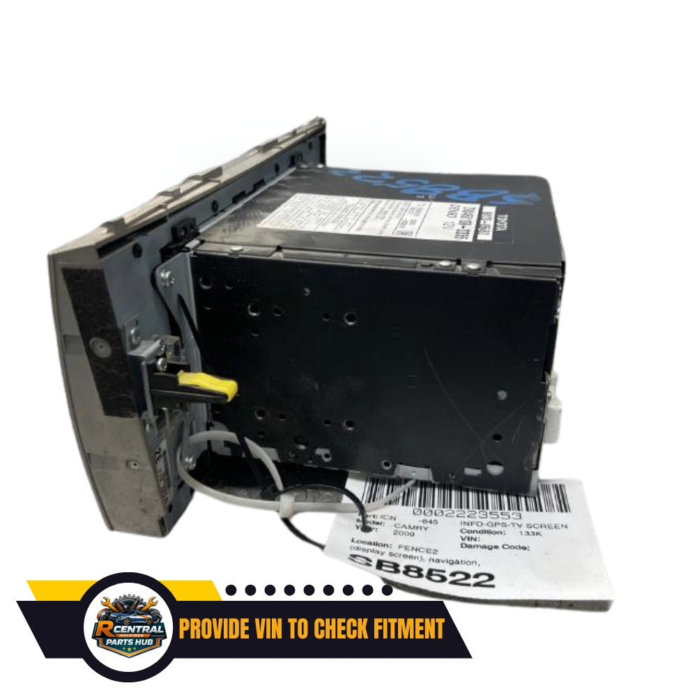 2007–2009 TOYOTA CAMRY HYBRID AM FM NAVIGATION SAT MP3/CD/DVD PLAYER RADIO E7011 — view 2