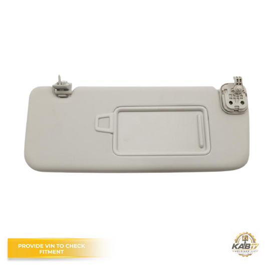 2023–2024 Kia Niro RH Passenger Sunvisor with Mirror Gray OEM — view 1
