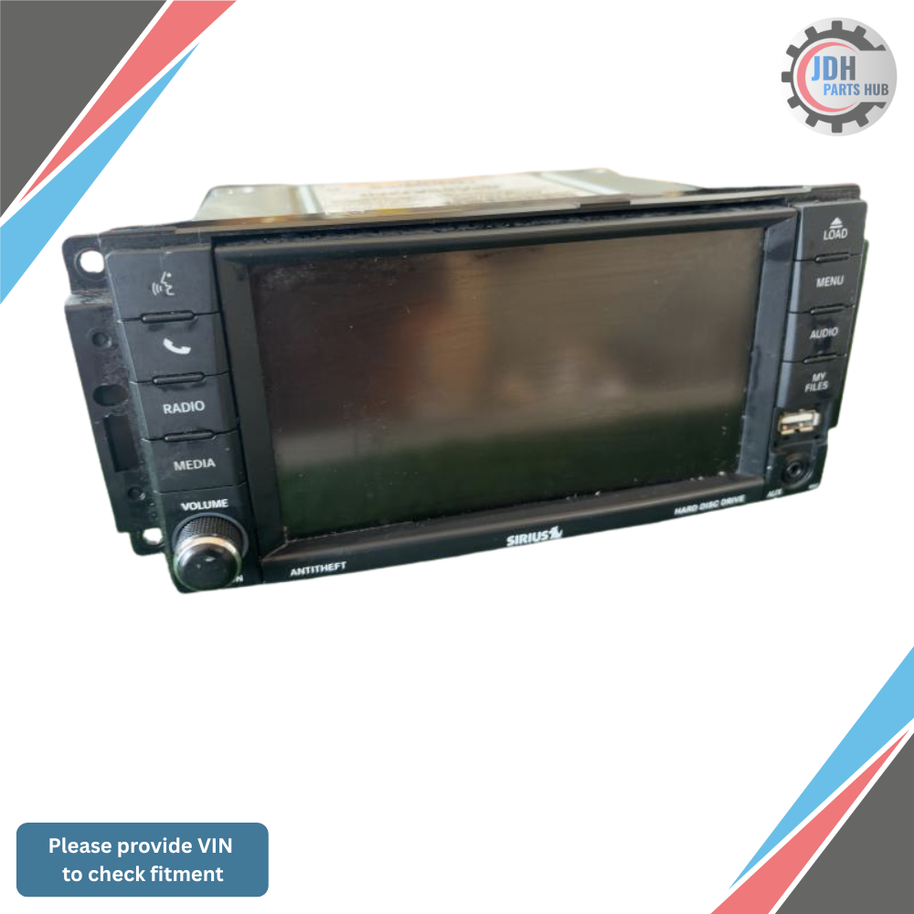 2012–2019 Dodge Caravan Radio MULTIMEDIA SATELLITE AM FM CD RBZ OEM — view 1