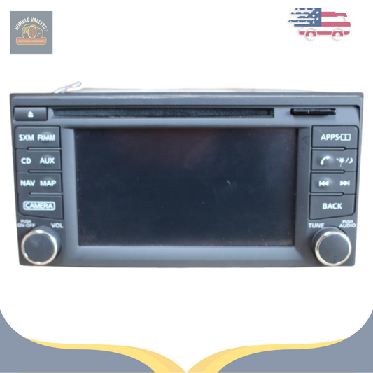 2015–2017 Nissan NV 200 1500 2500 3500 Radio Display Receiver NAV AM FM CD MP3 — view 1