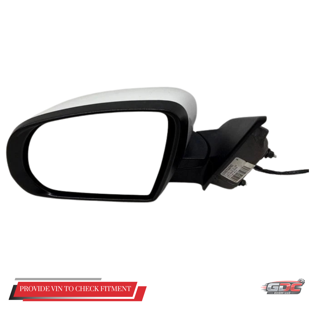 2014–2021 Jeep Cherokee Left Driver White Side View Door Mirror — view 2