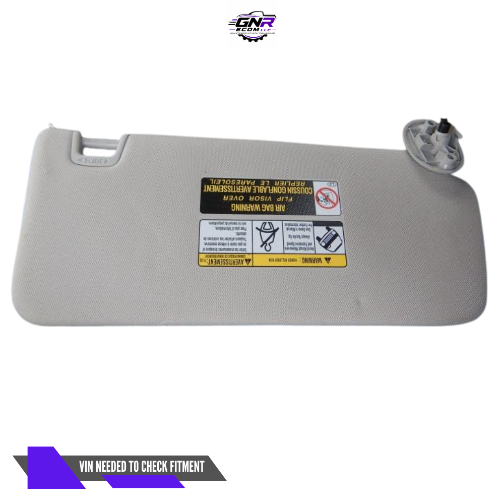 2016–2023 Toyota Tacoma LH Driver Sunvisor Sun Visor with Mirror & Light OEM — view 1