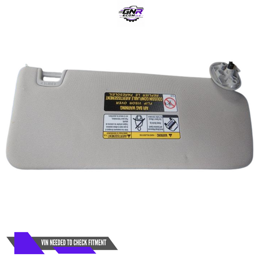 2016–2023 Toyota Tacoma LH Driver Sunvisor Sun Visor with Mirror & Light OEM — view 1