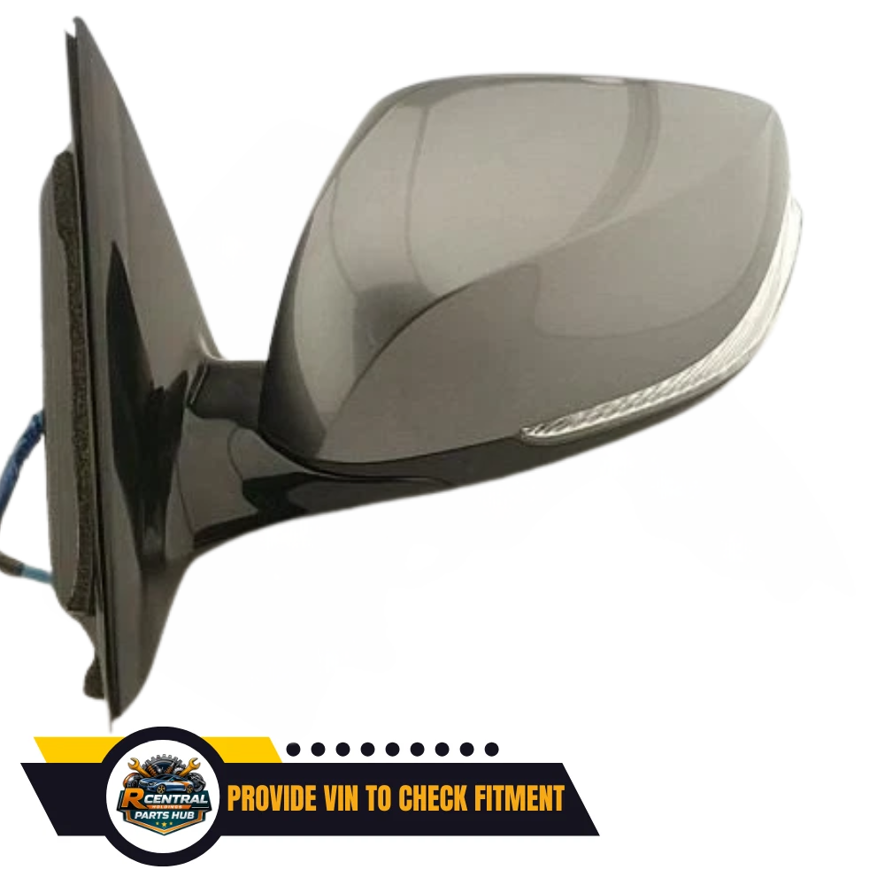 2014–2021 Infiniti Q50 Left Driver Side Door Mirror Heated Gray OEM — view 3