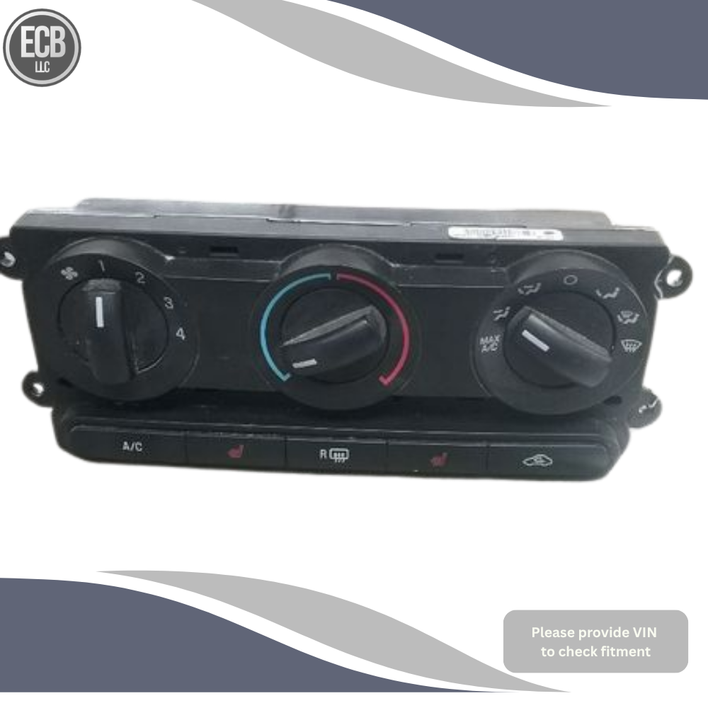 2007–2009 Ford Mustang AC Heater Climate Temperature Control with Heated Seat — view 1