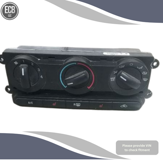 2007–2009 Ford Mustang AC Heater Climate Temperature Control with Heated Seat — view 1