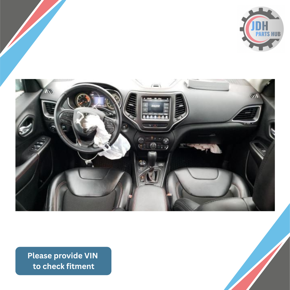2019–2020 Jeep Cherokee Uconnect?8.4? Radio Display Receiver OEM — view 3