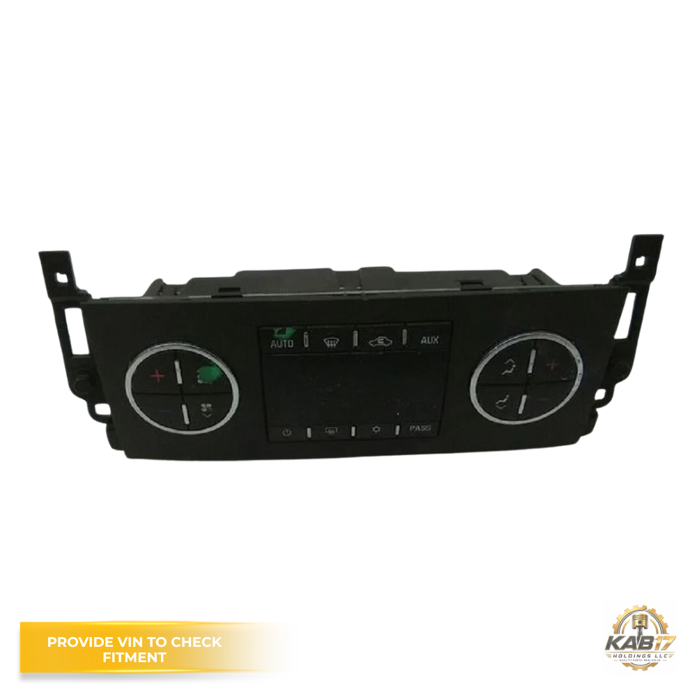 2007–2011 Chevrolet Tahoe AC Heater Temperature Climate Control OEM — view 1