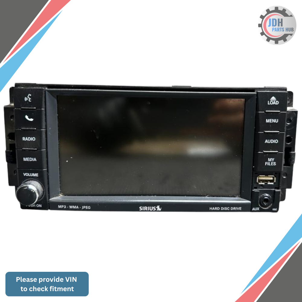 2010–2012 Dodge Ram 1500 2500 Pickup Radio AM FM DVD Player Receiver ID RBZ — view 1