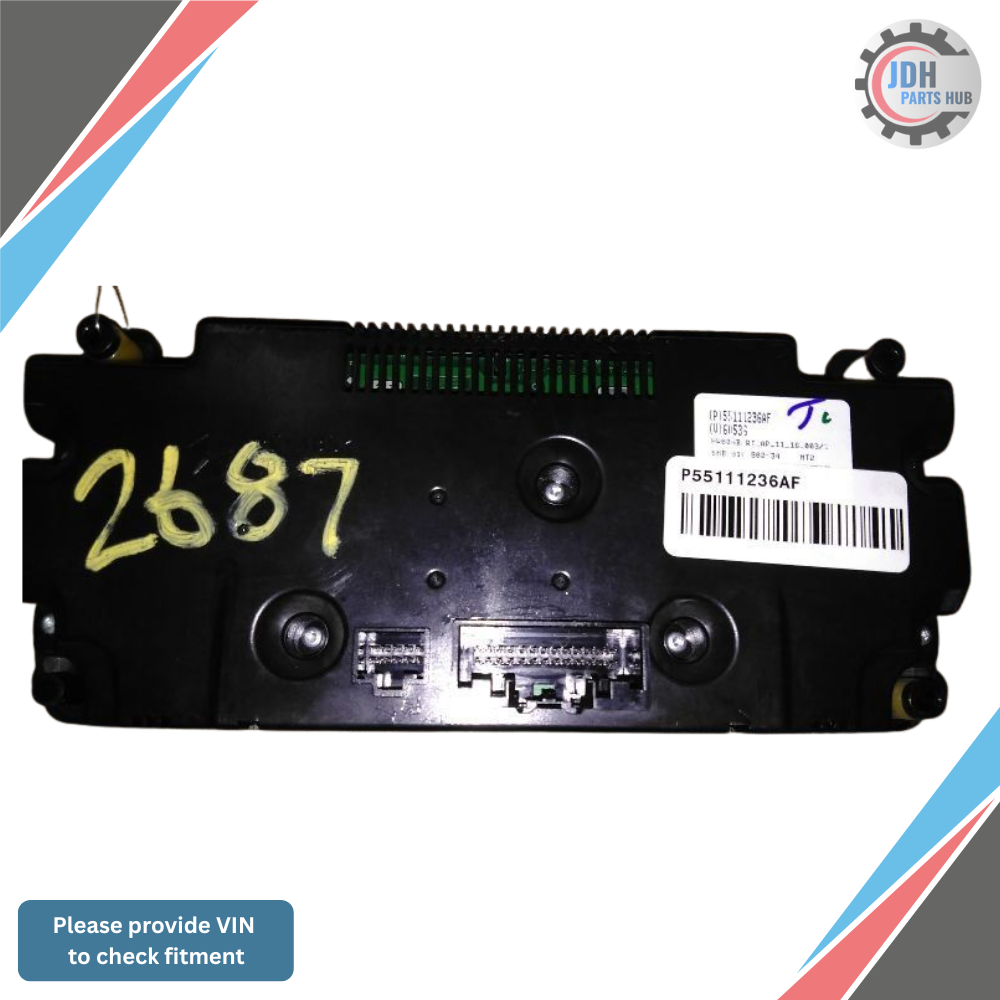 2011–2016 Chrysler Town & Country Caravan A/C AC Heater Temperature Control OEM — view 2