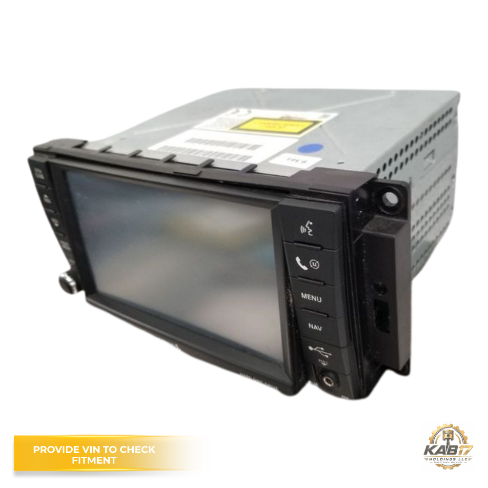 2008–2010 Jeep Grand Cherokee Radio AM FM DVD Player Receiver Navigation OEM — view 2