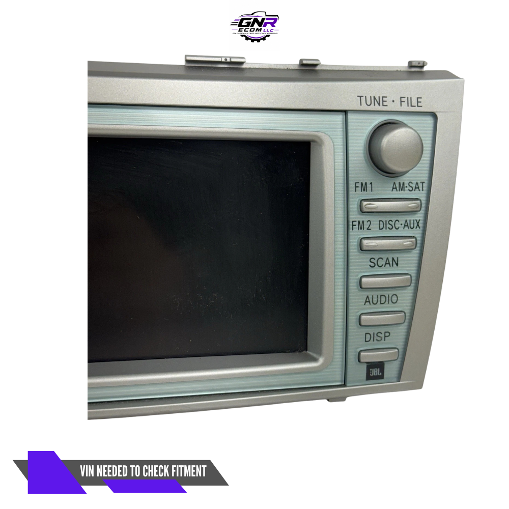 2007–2009 Toyota Camry JBL Radio Cd GPS Navigation Screen E7011 86120-06460 — view 3