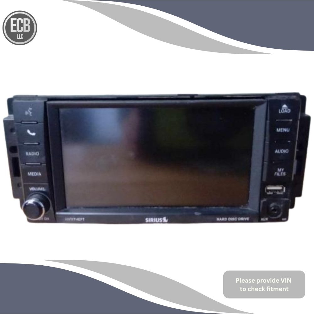 2011–2014 Chrysler 200 AM/FM/DVD Radio CD Player Receiver RBZ OEM — view 1