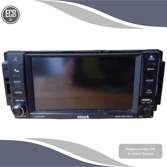 2011–2014 Chrysler 200 AM/FM/DVD Radio CD Player Receiver RBZ OEM — view 1