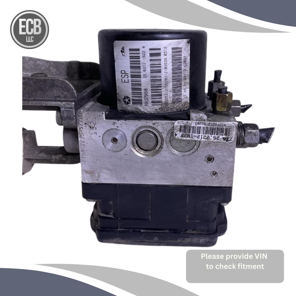 2011–2012 Chrysler 300 ABS Anti-Lock Brake Pump Assembly OEM — view 1