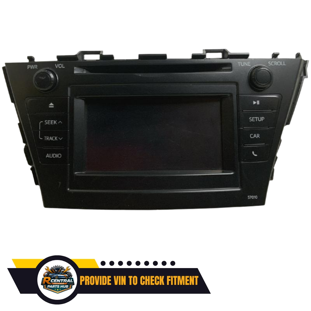 2012–2014 Toyota Prius V Display Screen CD Radio Receiver 57010 OEM — view 1