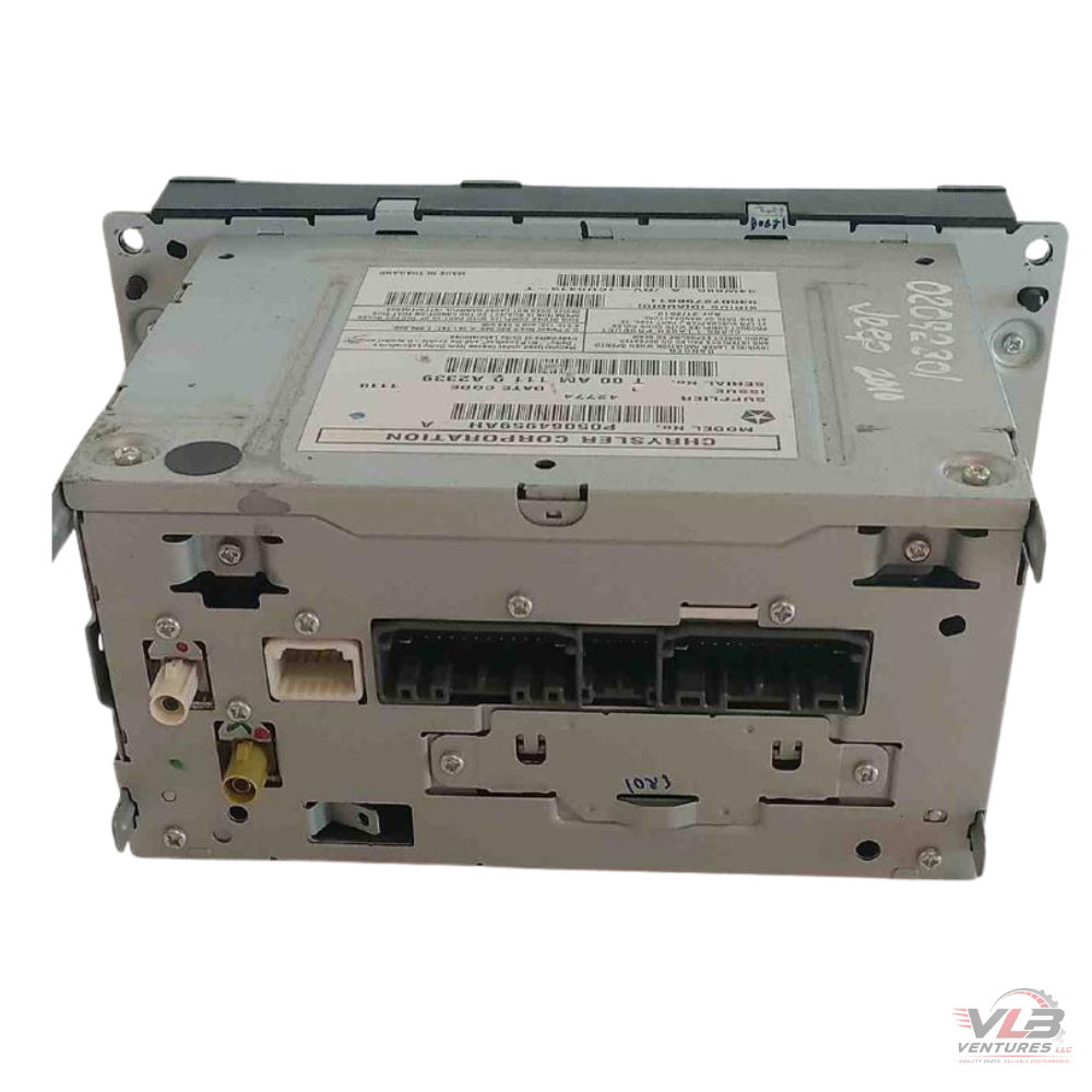 2011–2017 Jeep Patriot Compass AM FM CD DVD Satellite Radio Receiver ID RBZ OEM — view 2