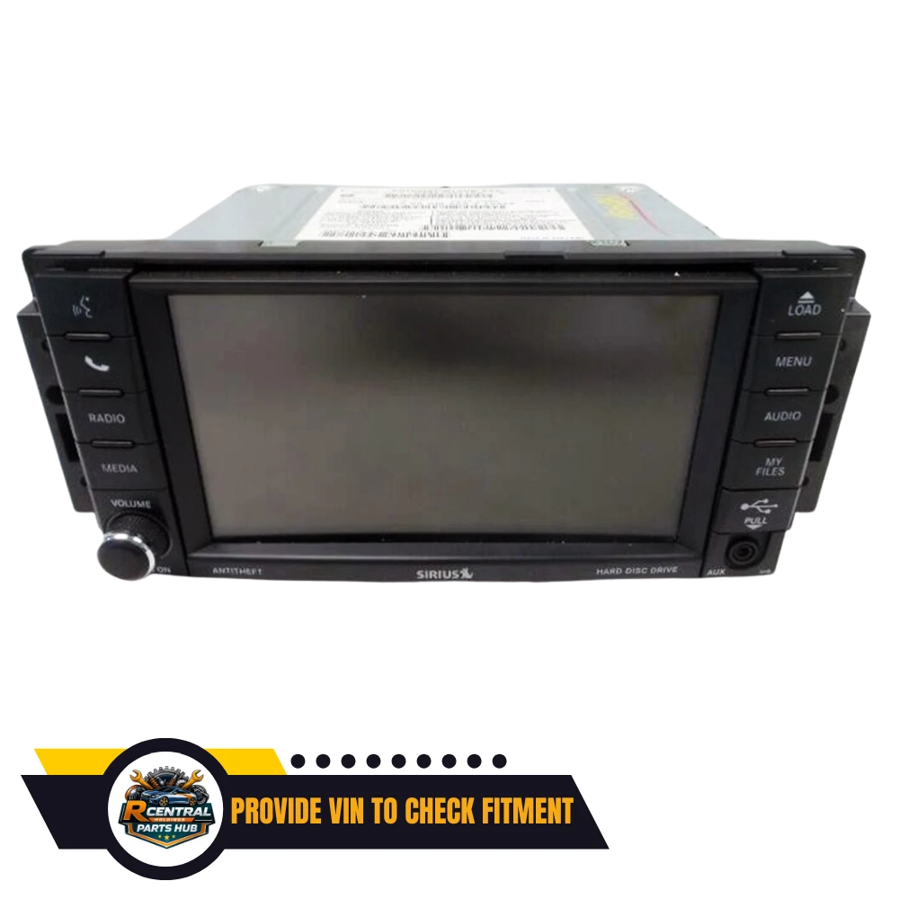 2012–2016 Chrysler Town & Country Radio AM FM CD Player Receiver with Nav ID RHB — view 1
