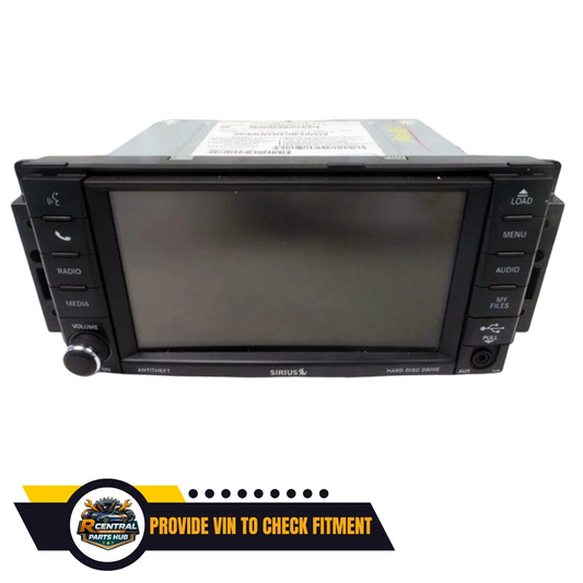 2012–2016 Chrysler Town & Country Radio AM FM CD Player Receiver with Nav ID RHB — view 1
