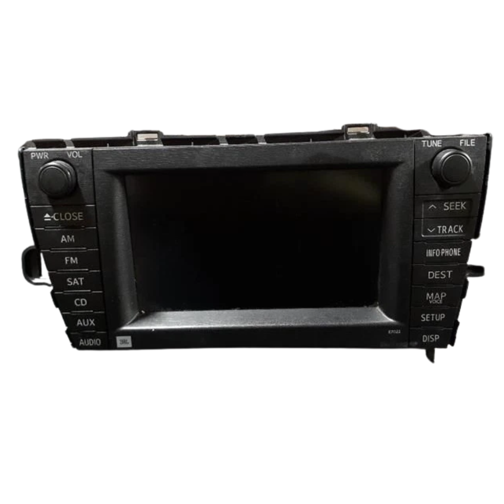 2010–2011 TOYOTA PRIUS DISPLAY SCREEN DASH MOUNTED NAVIGATION SATELLITE E7022 — view 1