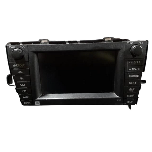 2010–2011 TOYOTA PRIUS DISPLAY SCREEN DASH MOUNTED NAVIGATION SATELLITE E7022 — view 1