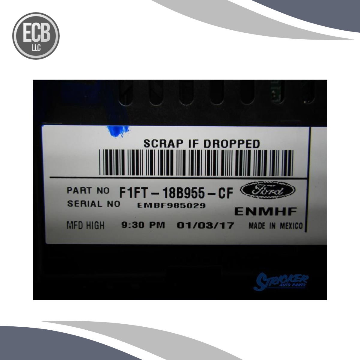 2015–2018 Ford Transit 150 4.2? Information Display Screen OEM — view 3