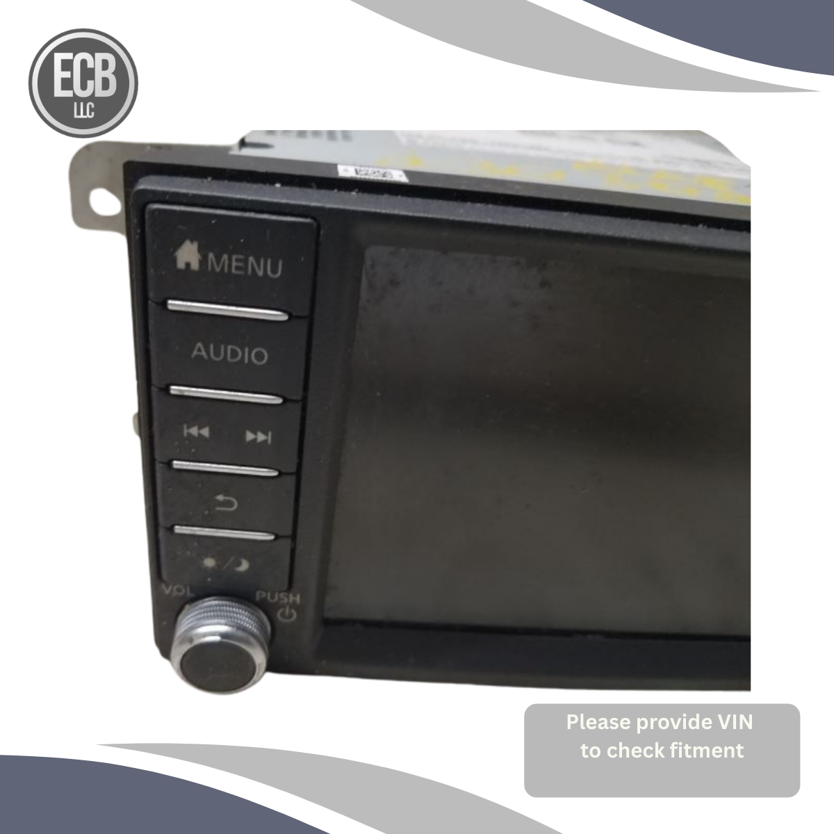 2018–2019 Nissan Sentra Radio Receiver Navigation 7" Screen OEM — view 5
