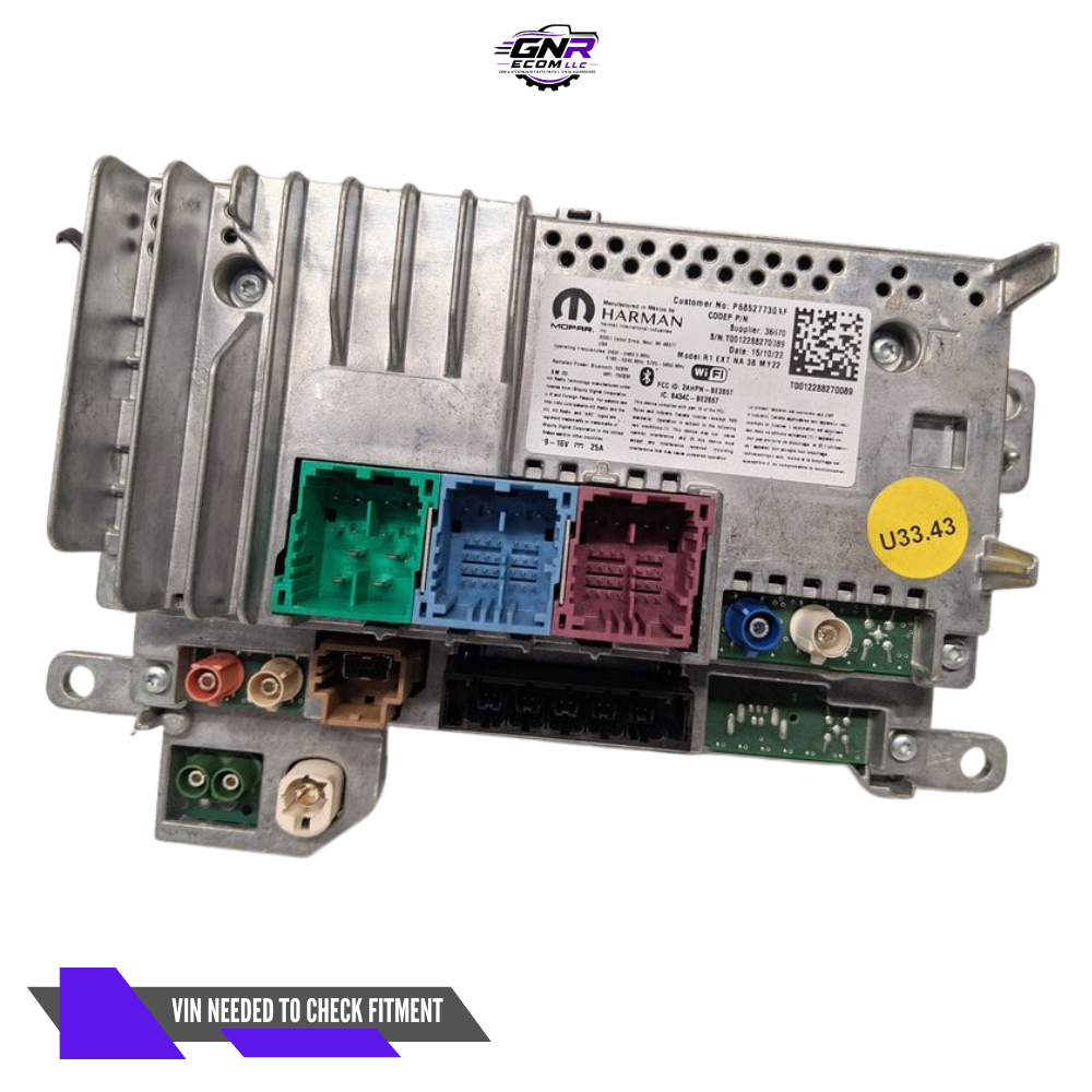 2022–2024 Jeep Grand Cherokee WL Navigation HD Radio Media Receiver OEM — view 1