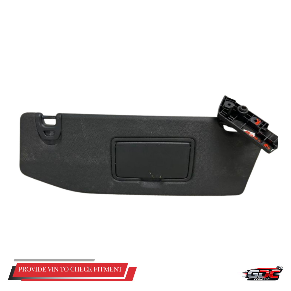 2025 Jeep Wrangler RH Passenger Sunvisor with Mirror & Light Black OEM — view 2