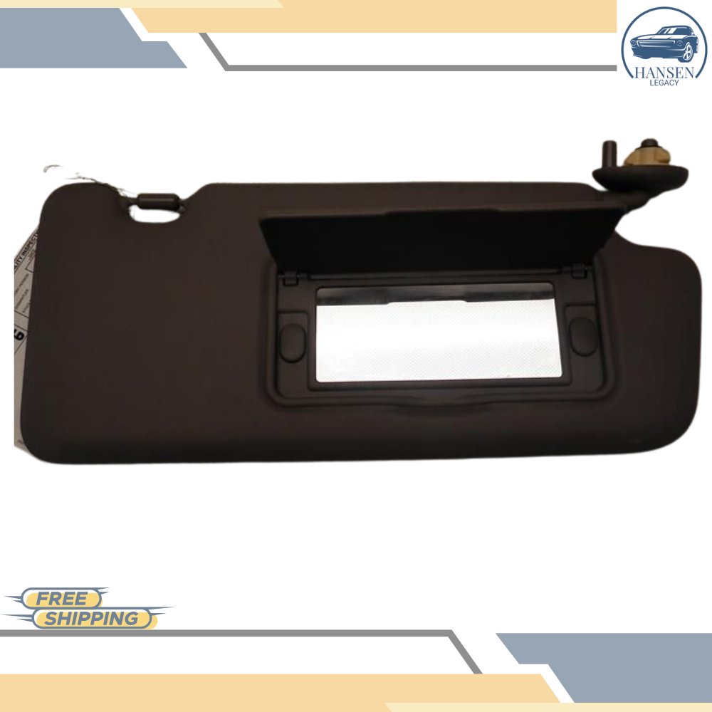 2012–2015 Honda Civic RH Passenger Sunvisor Sun Visor with Mirror OEM — view 2