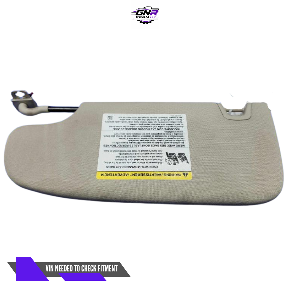 2019 Lincoln Nautilus RH Passenger Sunvisor Sun Visor with Mirror & Light OEM — view 1