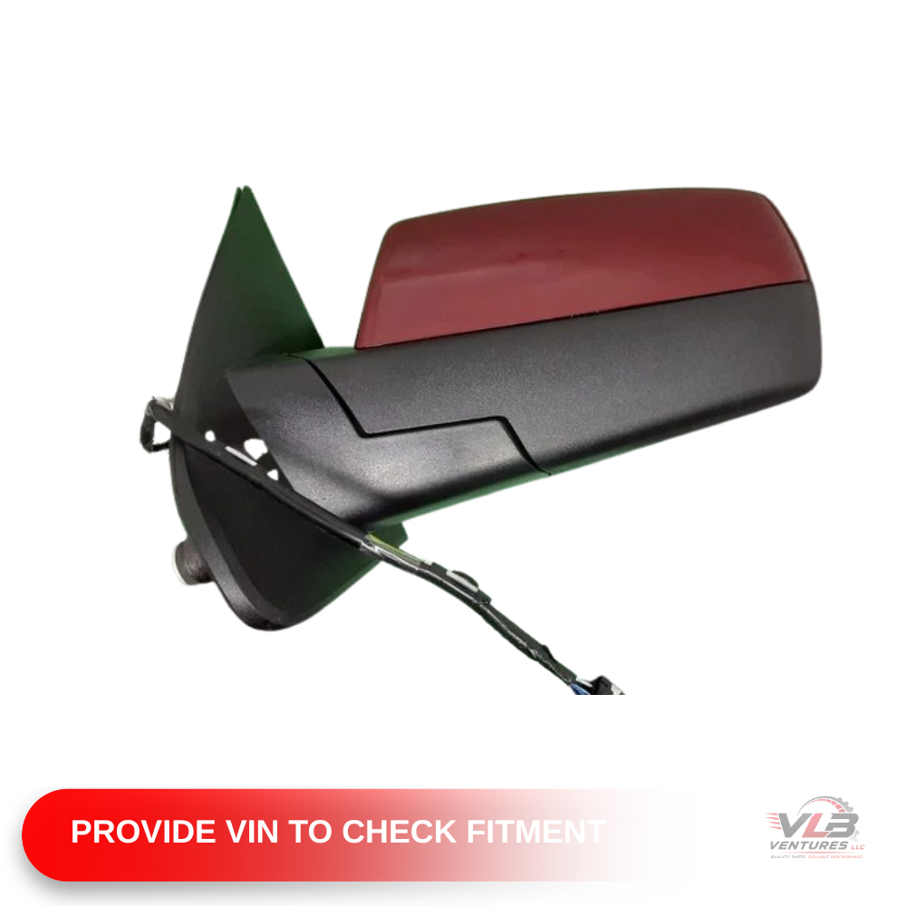 2014–2019 Chevrolet Silverado 1500 Left Driver Side View Door Mirror Maroon — view 1