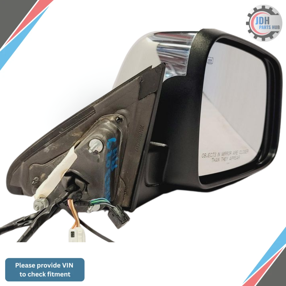 2011–2018 Jeep Grand Cherokee Right Passenger Side View Power Door Mirror Chrome — view 3